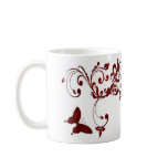 Red Butterfly mugs
