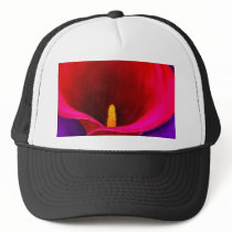 Red Cala Lily Flower Painting Art - Multi