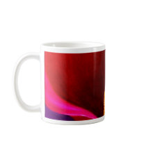 Red Cala Lily Flower Painting Art - Multi Coffee Mug