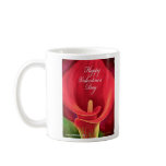 Red Cala LIly Tropical Flower Painting - Multi mugs