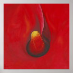 Red Calla Lilly posters