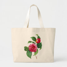 Red Camellia by Pierre Joseph Redoute Canvas Bag