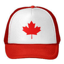 Red Canada Maple Leaf Souvenir Mesh Hat