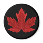 Red Canadian Maple Leaf Magnet