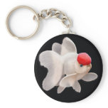 Red Cap Oranda Goldfish Keychain