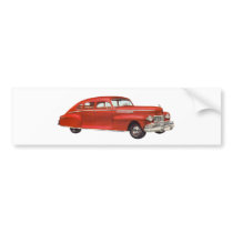 Red Car Bumper Sticker