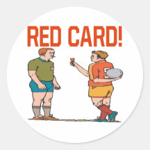 Red Card Stickers