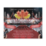 Red Carpet Birthday Invitation