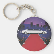 Red Carpet Celebrity Limo Key Chain