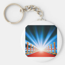 Red carpet entrance keychains