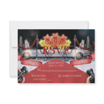 Red Carpet RSVP Card