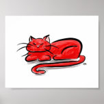 Red Cat posters