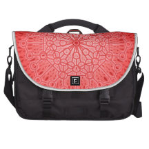 Red Chakra Mandala Sacred Geometry Bags For Laptop