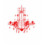 Red Chandelier Ladies Shirt