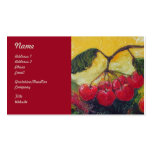 Red Cherries Fruit Business Cards