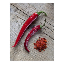 Red Chilli Pepper Post Cards