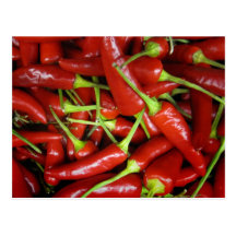 Red Chilli Peppers Gift Range Postcard