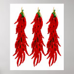 Red Chilli Peppers Print Poster