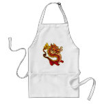 Red Chinese Dragon BBQ Apron