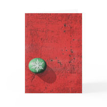 red christmas greeting card