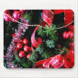 red christmas mousepad