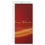 Red Christmas Customized Rack Card