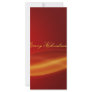 Red Christmas Customized Rack Card