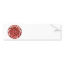 Red Chrysanthemums Bumper Sticker