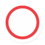 red circle ring stickers