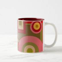 red circles squares mug
