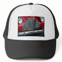 Red Classic Car cap Mesh Hats