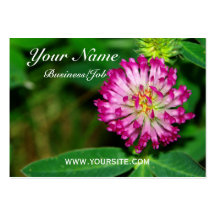 Red Clover Business Card Template