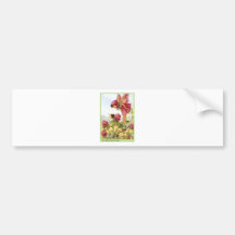 Red Clover Fairy Bumper Stickers