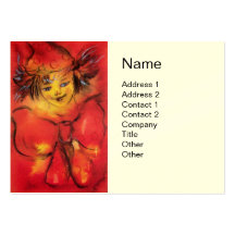 RED CLOWN BUSINESS CARD TEMPLATES