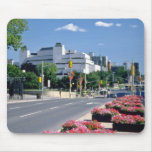 Red Colourful Elgin Street, Ottawa flowers mousepads