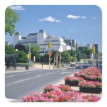 Red Colourful Elgin Street, Ottawa flowers stickers