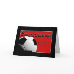 Red Congratulations you made the team Cards