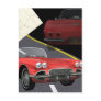 Red Corvette - Car/Father's Day Design Post Cards