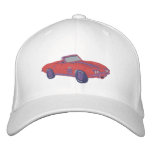 Red Corvette Emrboidered Hat embroidered hats
