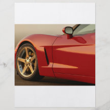Red Corvette Flyer