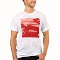 Red Corvette Pop Art t-shirts