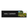 Red Country Mailbox: Oil Painting Bumper Sticker