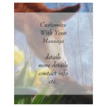 Red Cow and Yellow Daffodils flyers