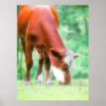 Red Cow in the Green Meadow posters
