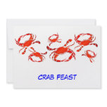 Red Crab Feast invitations