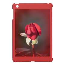 Red Crimson Bouquet Rosebud iPad Mini Case