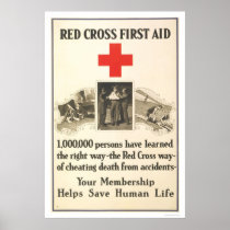 Red Cross First Aid Posters