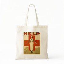 Red Cross Nurse Help Advertisement World War 2 Tote Bag