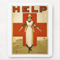 Red Cross Nurse Help Advertisement World War 2
