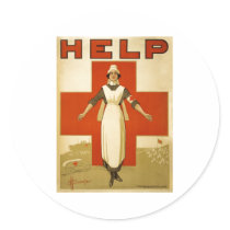 Red Cross Nurse Help Advertisement World War 2